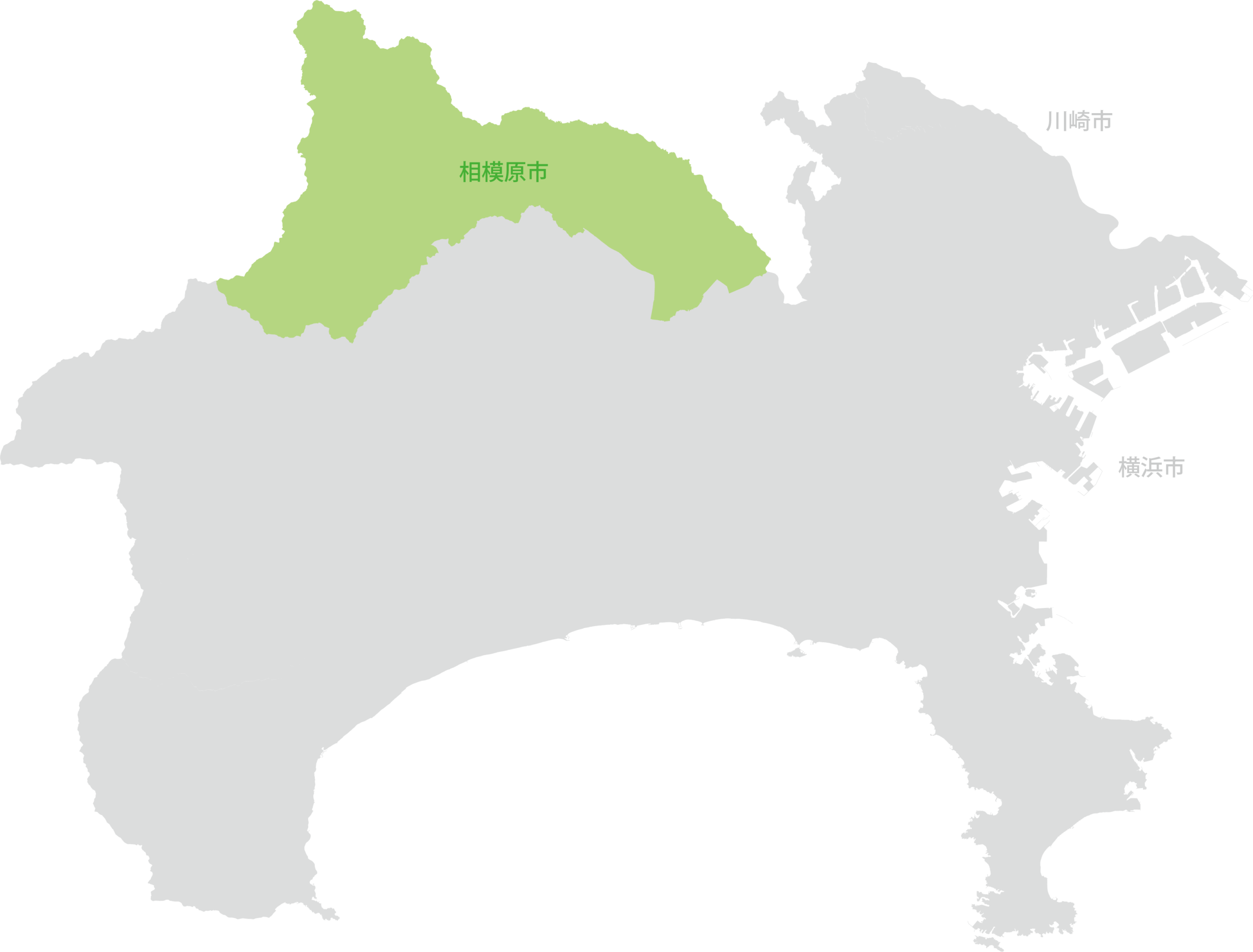神奈川県地図