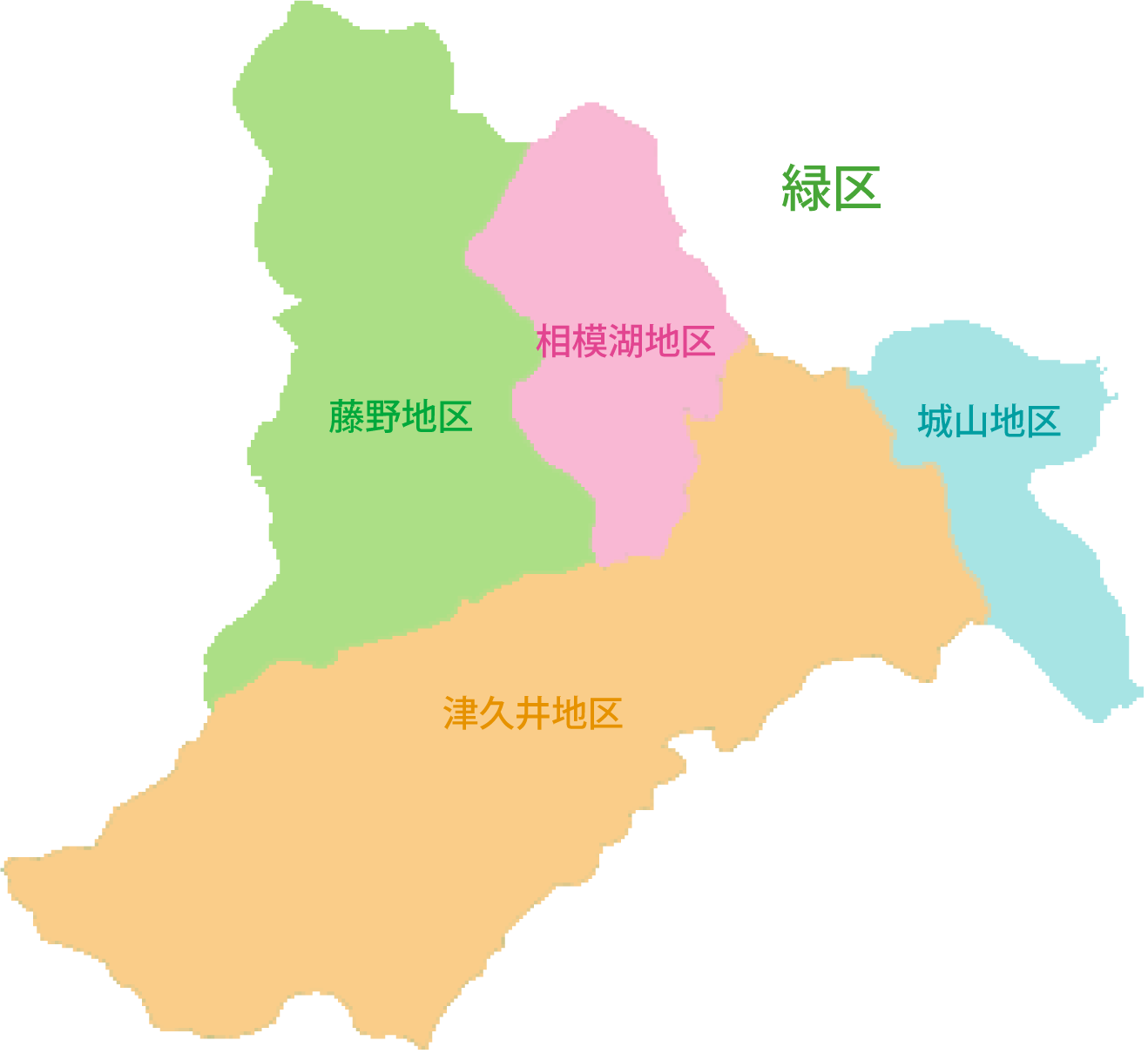 津久井地域地図